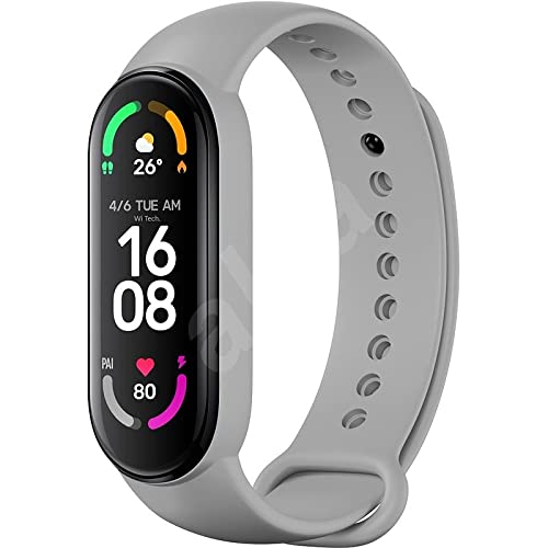 AINSLEY M6 Smart Band Wireless Sweatproof Fitness Band| Activity Tracker| Blood Pressure| Heart Rate Sensor| Sleep Monitor| Step Tracking All Android Device & iOS Device (Grey) (B09PNH2GDS) Amazon Price History, Amazon Price Tracker