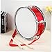VANZACK 13-Inch Red Reflective Marching Snare Drum Set for Kids Includes Drumsticks Belt and Gloves for Beginners and Toddlers