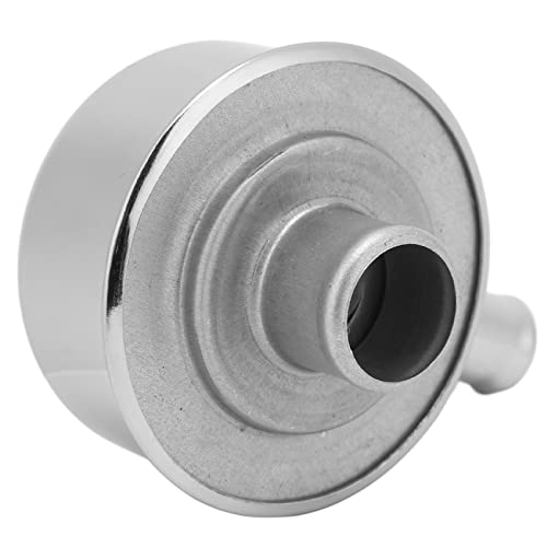 Keenso Air Breather Cap, Round Valve Cover Breather Push In Style Hochglanzpoliertes Entlüftergerät mit Entlüftungsrohr für SBF 350 Drosselklappen