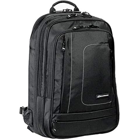 Brenthaven Metrolite Travel Backpack Fits 15.6 Inch Chromebooks, Laptops, Tablets, Plane Carry On Bag - Black, Durable, Rugged Protection from Impact and Compression Cover