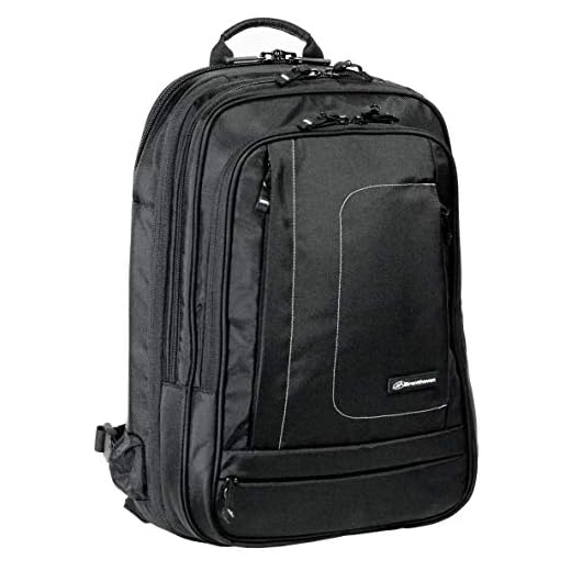 Brenthaven Metrolite Travel Backpack Fits up to15.6 Inch Chromebooks, Laptops, Tablets, Flight Carry On Business Bag - Black, Durable, Impact and Compression Resistant Rugged Protection Carryon