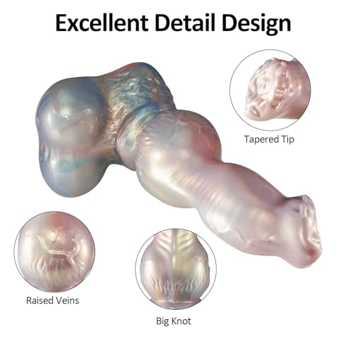 Image of 16.1 Inch Huge Thick Fantasy Knot Dildo, XXXL Long Big Giant Dildo | 4.6'' Diameter, Monster, Strong Suction Cup, Silicone Penis, For G-spot Anal Play, Adult Sex Toys, For Advanced Women Men
