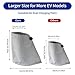 LZSTEC EV Charger Port Cover, Electric Car Charger Plug Cover, Outdoor Waterproof Winter Snow Rain UV All-Weather Protection, Magnetic Attachment, Suitable for Steel-Bodied Electric Vehicles