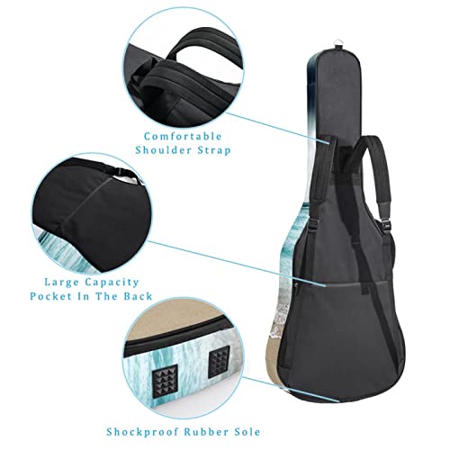 Hondank Housse pour guitare acoustique – Pétales de rose en soie et fleur d’astre – Rembourrage de 1 cm d’épaisseur… - Les Beatles, Paul McCartney, John Lennon, RIngo Starr, George Harrison Hondank Housse pour guitare acoustique - Pétales de rose en soie et fleur d'astre - Rembourrage de 1 cm d'épaisseur… – Image 4