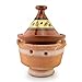 Produktbild Saharashop Tajine Set Tanger/Tajine Tanger glasiert 1-2 Personen Ø 22 cm und Stövchen Natur, Tagine, Tajin, Tagen Gartopf zum Kochen, in DREI Größen erhältlich, Premium Qualität Kochen ohne Strom