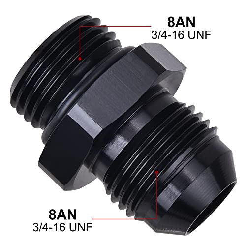 Image of EVIL ENERGY 8AN Flare to AN8 ORB Male O-Ring Fitting Adapter 4PCS