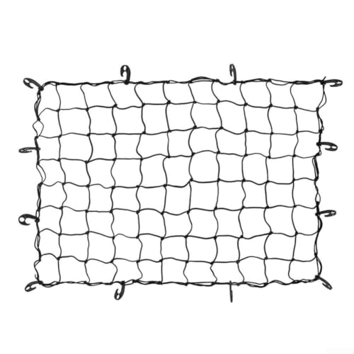 Image of Rubber Mesh Cargo Net 47x35in High Stretch Black(120x90cm)
