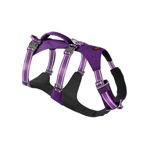 Tuff Pupper Escape Proof Dog Harness for Medium Dogs | No Pull Lightweight Adjustable Harness | No Escape Multifunctional Outdoor Pet Gear | Strong Durable Breathable | Secure Comfortable Fit