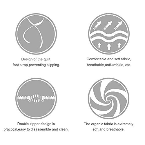 Ladybugs On Black Dotted Duvet Cover Set, Bedding Sets With Zipper Closure,1 Duvet Cover + 2 Pillow Shams, Queen Size, No Comforter #TOP7