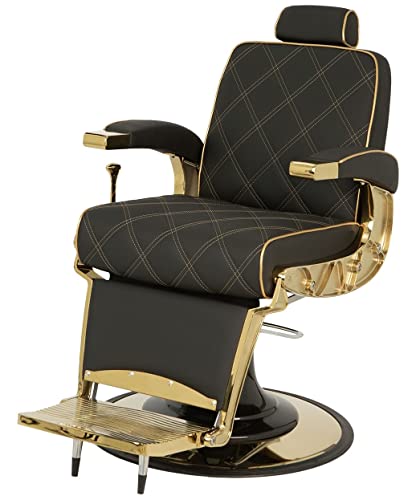 Buy-Rite Zeus Professional Heavy-Duty Barber Chair - Extra Wide Seat,