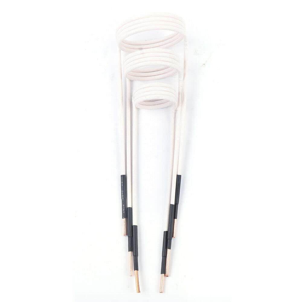 SHZICMY Lot de 8 bobines à induction pour chauffage à induction, blanc, filaire, portable, fer à souder, bijoux