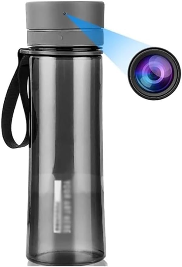 SPYTECTIFY Hidden Spy Camera 1080P HD 4K Water Bottle Portable WiFi Camera Video Recorder Indoor Outdoor Security Camera Motion Detection (iWFCam APP)