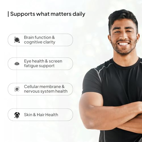 Image of Miduty Veg Omega-3 500mg | 40% Algal DHA + EPA | High-Potency Plant-Based Omega-3 | No Fish Oil, No Fishy Burps | Veg Capsules for Men & Women - 30 Capsules