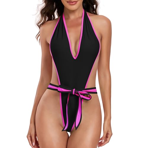 SHERRYLO Deep Monokini One Piece Swimsuit for Women Plunging Womens Bathing Suit Exotic Swimsuits Sexy Trikini Bathing Suits - Image 4