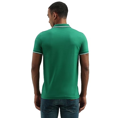 Image of United Colors of Benetton Men Cotton Blend Polo Regular Fit Shirt