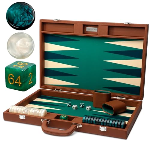 Set de Backgammon 19 Pulgadas Premium para Adultos miniatura 1