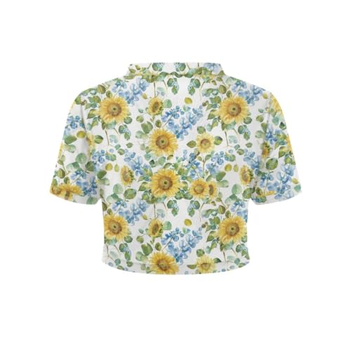 Image of Womens Short Sleeve Cardigans Lightweight Summer Cardigan Trendy Bolero Shrug Cute Floral Cardigan Sheer Bolero