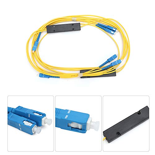 Divisor de fibra óptica, divisor de fibra óptica, baixa perda de inserção para instrumentos de mediç