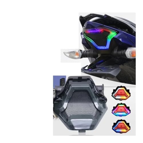 Feu arrière LED moto pour réparer des clignotants cassés de MT07 - 2