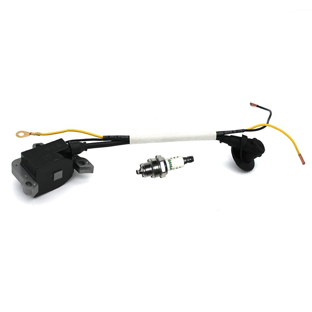 Módulo de Bobina de Encendido bujía BM6A para Stihl MS461 Motosierra Motor Magneto Piezas de Repuesto OEM # 1128400 1313 A (Color : Black)