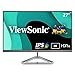 Produktbild Viewsonic VX2776-4K-MHD 68,6 cm (27 Zoll) Design Monitor (4K UHD, IPS-Panel, HDR, HDMI, DP, Eye-Care, Eco-Mode, Lautsprecher, 3 Jahre Austauschservice) Silber-Schwarz