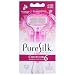 Pure Silk Contour 6 Premium Disposable Razor, 3 Count