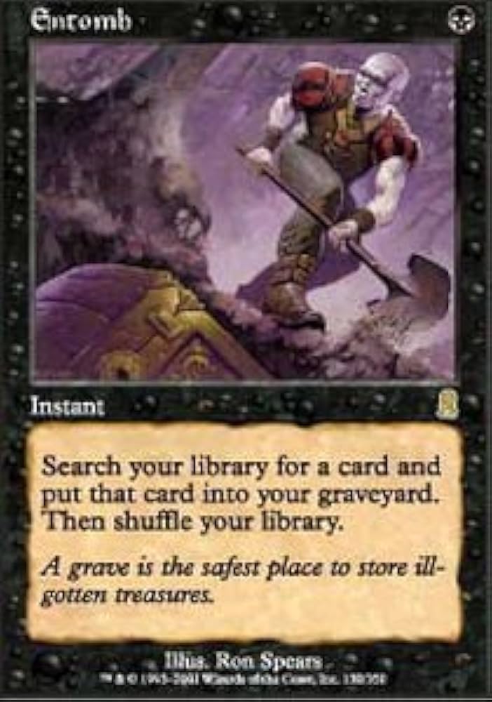 MTG 納墓 Entomb オデッセイ ODY 4枚セット 格安 Amazon.com: Magic The Gathering - Entomb - Odyssey : Toys