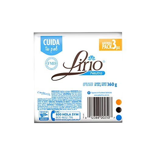 Jabones, Drugstore jabon lirio neutro Marca Lirio (3)
