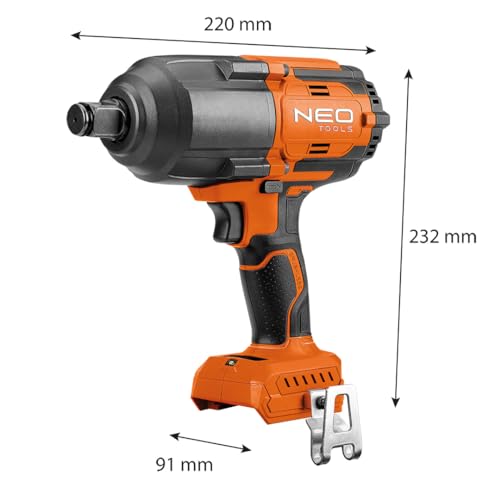 Visseuse à percussion sans fil NEO TOOLS outil de vissage à chocs rotatif - 3