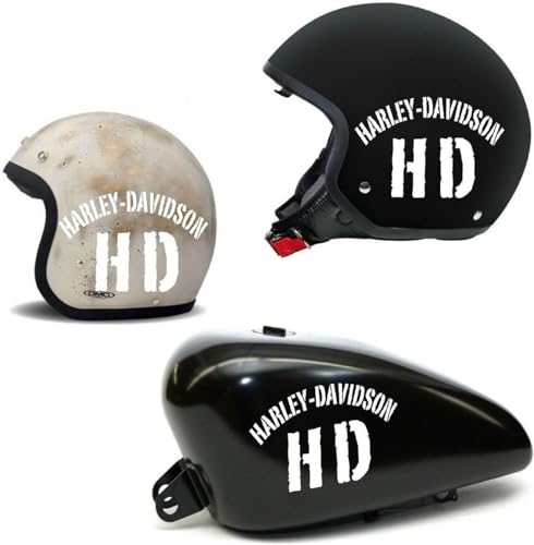  2 ADESIVI COMPATIBILE CON CASCO SERBATOIO HARLEY DAVIDSON (ARGENTO SERBATOIO)