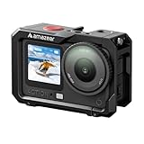 AMAZEAR Kamerakäfig für DJI Osmo Action 6 Zubehör, Osmo Action6 Metall cage - Action 6 Case Schutz Rahmen mit Kaltlichtschuh, 1/4" Gewinde & Objektivkappen, Protection Essential Bundle, Schwarz