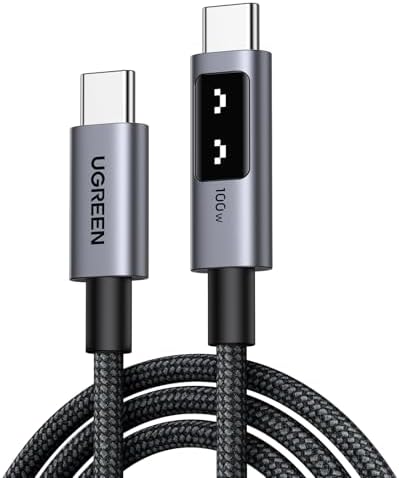 UGREEN Uno 100W USB C to USB C Charger Cable Fast Charging 5A Grey 2M