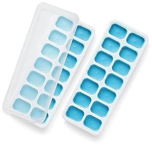 KEPLIN 2pk Silicone Ice Cube Trays ...