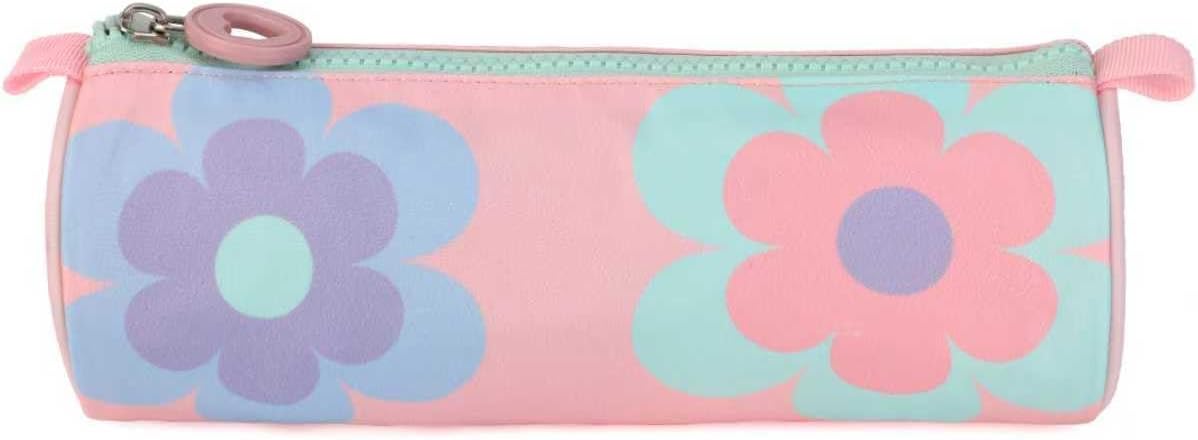 School Backpack for Teen Girls, 3Pcs Pink Flower Bookbag Set for Middle School Girls Travel Laptop Backpack Mochila Infantil (Pink Flower) - Image 8