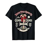 Old Fashioned North Pole Candy Cane Company Elf Christmas T-Shirt