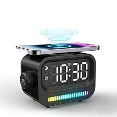 15 W Magnetic Wireless Charger, Alarm Clock, Bluetooth Speaker, RGB Light Bar, 4 in 1 Bedside 15 W Magnetic Wireless Charger, Alarm Clock, Bluetooth Speaker, RGB Light Bar, 4 in 1 Bedside item