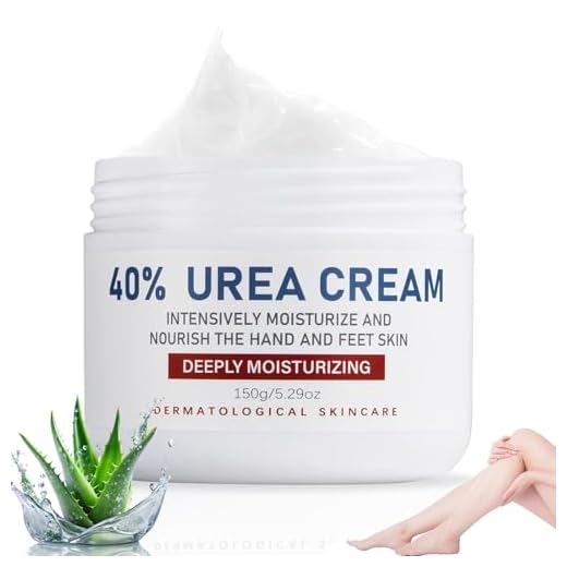 Urea crema 40% 150 gramos, para pies de urea, con ácido hialurónico, árbol de té y aloe vera, bálsamo para el talón para crema de pies, codos, manos, talones, uñas y rodillas