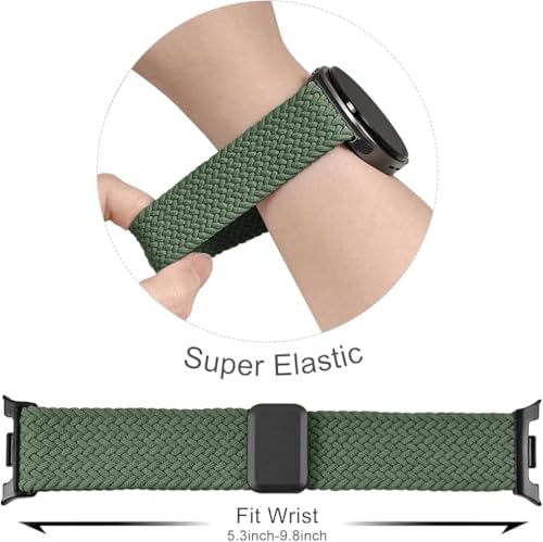 Image of Zitel Band Compatible With Samsung Galaxy Watch 8 44mm / 40mm, Watch 8 Classic 46mm Stretchy Nylon Sport Strap