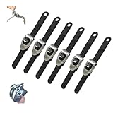 Heavy-Duty Grip Lock Strap with Adjustable Metal Ratchet Buckle & Super-Strong Nylon Webbingβ Secure Cargo, Gear, Tools for Trucks, Motorcycles, Camping, Moving & Outdoor (6pcs)