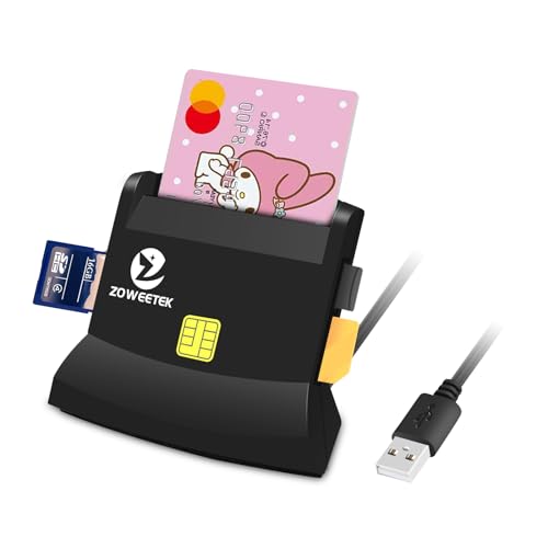 ☆USB スマートカードリーダー 銀行カード用 IC/ID カードリーダー 41vDv7kJXrL.jpg