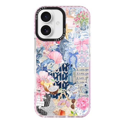 Coque iPhone 16 Plus collage côtier avec protection antichoc MagSafe fine