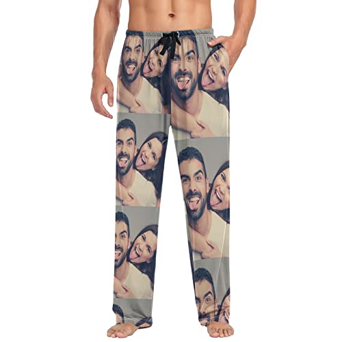 Customized Pajama Pants with Photo,Custom Picture Pajama Pants Custom Pj Pants Custom Sleepwear Lounge Pant S-2XL4