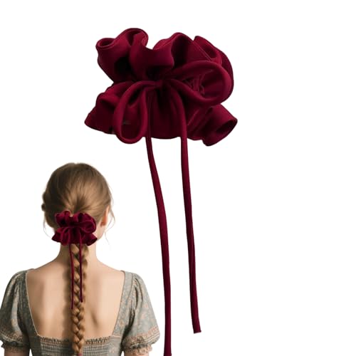 Lazos para el pelo, elásticos de satén para el pelo, bandas de goma elásticas, agarre suave antideslizante, accesorios de estilo para niñas, para fiestas, animadoras
