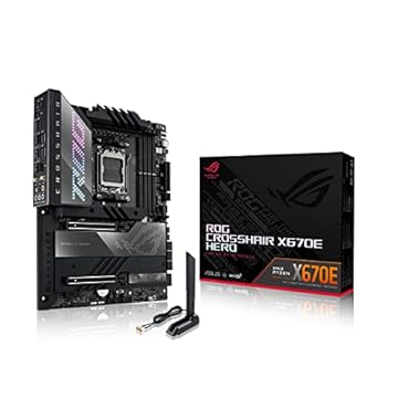 Placa Mãe Asus ROG CROSSHAIR X670E HERO Wi-Fi (AM5/4xDDR5/M.2/USB 3.2/RGB)