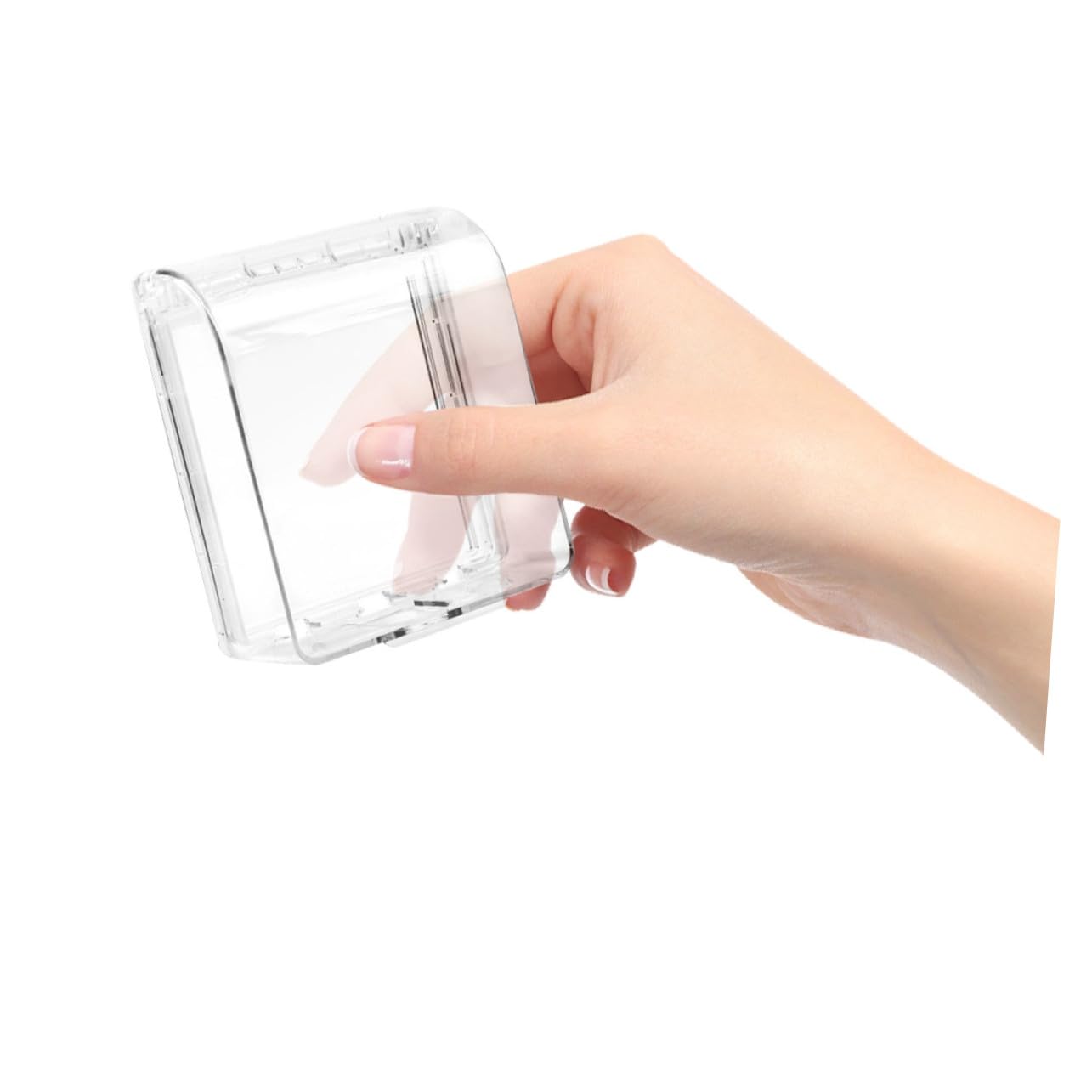 10 Stück Teiliges Steckdosenabdeckung Transparent Selbstklebend Wetterfest Spritzschutz für Badezimmer Außenbereich Schutz Langlebig