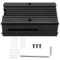 FOLOSAFENAR Für Raspberry Pi Gehäuse, 3 kleine Kühlkörper Aluminiumlegierung Gehäuse für Raspberry Pi für Raspberry Pi