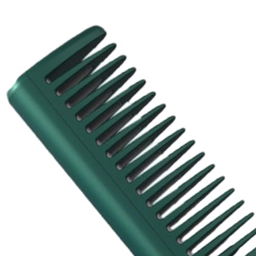 Plancha alisadora inalámbrica con peine térmico verde miniatura 2