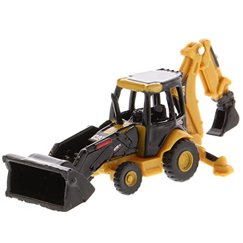 Cat Micro 420E Retroexcavadora Diecast Masters miniatura 1