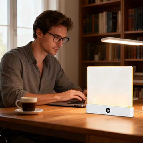 Luz de lectura recargable de 3 modos con brillo ajustable portátil 3