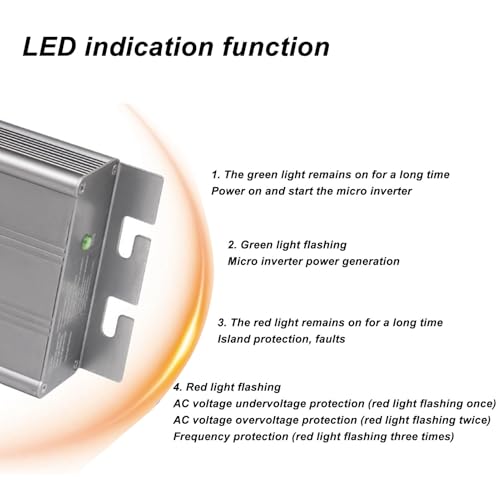 Microinversor solar 600W MPPT para evitar pérdidas de energía en paneles solares de hogar 4